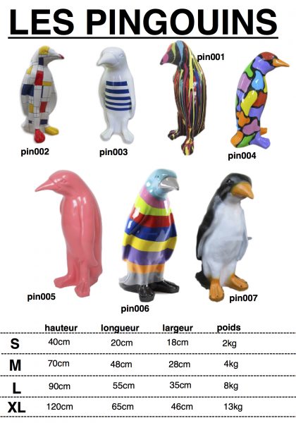 pingouins-resine